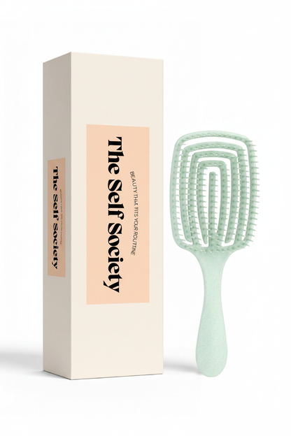 Detangle Hairbrush Green - Box Style