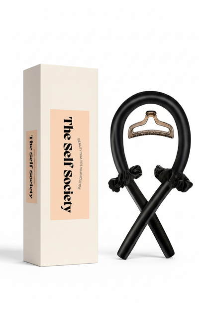 Heatless Curling Rod Black - Box Shot